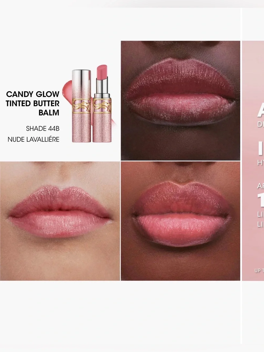 Yves Saint Laurent Rose Pink Lipstick in Sparkling Pink Tube